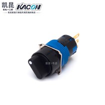 Korea KAIKUN KACON selector switch 2-stage miniature switch 16mm knob switch K16-411K 2-position