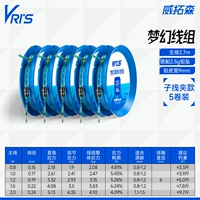 2,7 метра [импортируемая оригинальная шелковая супер сильная сила тяги] 5 объемов подгруппы зажимов