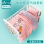 Trẻ em sản phẩm giường cũi bông bé Ba mảnh bộ đồ giường mẫu giáo nap chăn quilt rửa có thể được tùy chỉnh dành riêng - Bộ đồ giường trẻ em 	chăn ga gối cho bé sơ sinh