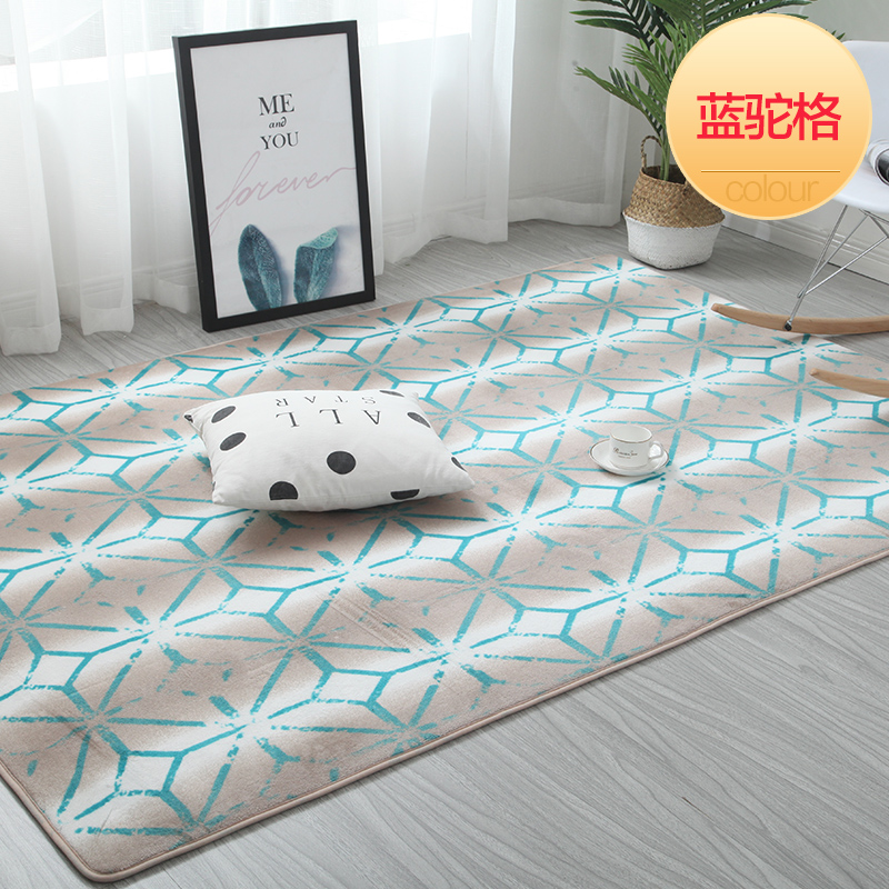 Bắc Âu san hô nhung thảm phòng khách sofa thảm phòng ngủ đầy đủ thảm đầu giường mat cửa sổ đệm - Thảm thảm sàn nhà
