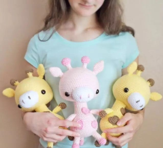 Cute Long Neck Deer Crochet Hook Needle Diagrams Decontrode Crochet Knitting DIY Wool Wire Electronic Tutorial Non Finished VIDEO-Taobao