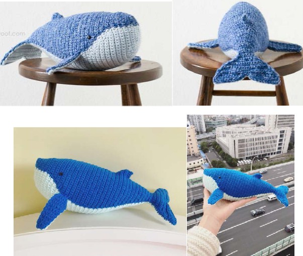 Hot humpback whale hook needle decomposed knitting hand DIY wool wiring electronic tutorial non-finished video