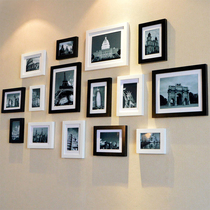 Yiman Wood simple modern thickened 15 frame solid wood photo creative photo frame photo frame photo wall image combination frame