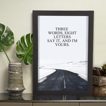 Solid wood hanging wall 4K8 open 16 open A2A3A4 framed picture frame paper-cut sketch puzzle poster certificate photo frame