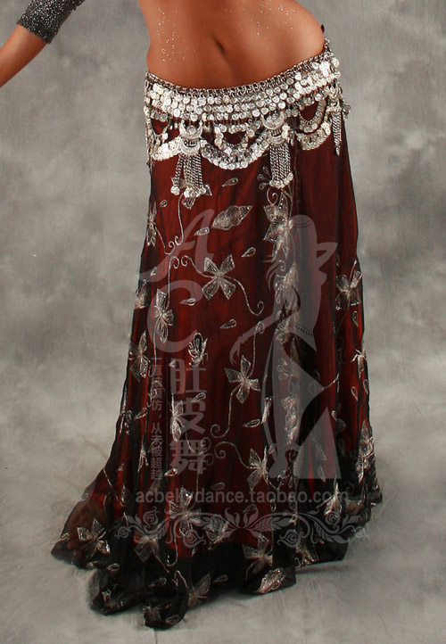 AC Belly Leather Dance Professional Import Egypt Crescent Metal Waist Chain Belt AJ07 Gold And Silver Color Shop Long Recommended-Taobao