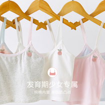 Girls underwear development period Primary school childrens sling vest female summer thin 10-year-old 13-year-old girl underwear bra