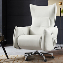 Top Space Cabin Feature Sofa Electric Casual Chair Business Chair Bull Leather Office Chair Owner Chair Genuine Leather Massage Chair