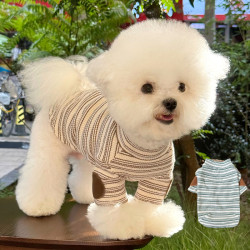Dog Clothes for Autumn, Suitable for Teddy, Bichon, Pomeranian, Yorkshire Terrier, Schnauzer, Poodle, Small Dogs, Pet Base Layer Shirt for Autumn
