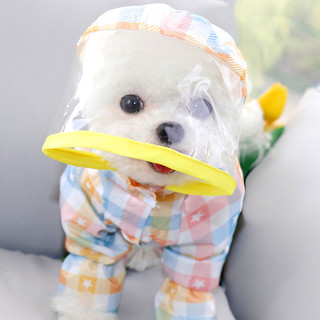 All-Inclusive Four-Legged Waterproof Dog Raincoat for Small Dogs Like Bichon, Pomeranian, Schnauzer, and Teddy