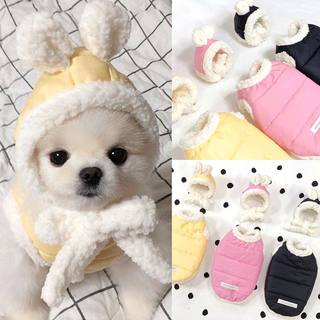 Autumn and Winter Dog Cotton Coat Teddy Bichon Pomeranian Poodle Schnauzer Yorkshire Cat Pet Clothes Thickened and Warm