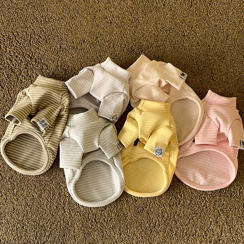 Базовый слой для домашних животных Тедди Бишон Померанский шпиц Одежда для маленьких собак кошек мальтийская йоркширская осенняя одежда