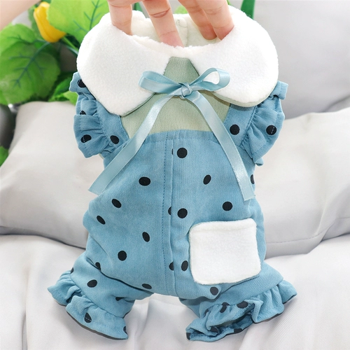 Осенняя и зимняя собаки с четырех футами сгущенной хлопчатобумажной одежды плюшевая херес