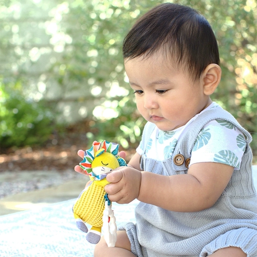 Infantino, трикотажная игрушка для кровати, США, лев, слон