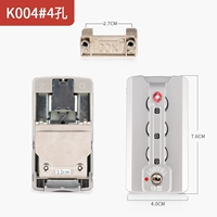 K004#Четыре -отверстие серебро