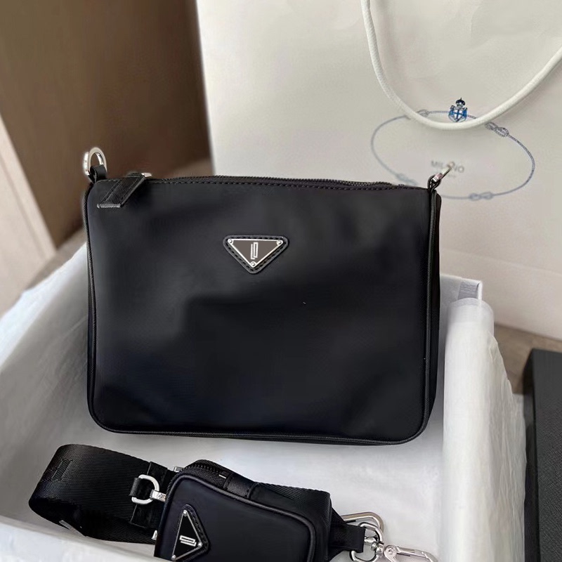 Parachute Men's Bag Nylon Casual Black Commuter Bag Camera Bag Messenger Bag Chest Bag Waist Bag Mobile Phone Crossbody Bag