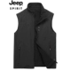Vest nam bình thường jeep ngoài trời nam cộng với cashmere thể thao vest nam áo ghi lê lỏng lẻo xu hướng jeep - Áo thể thao