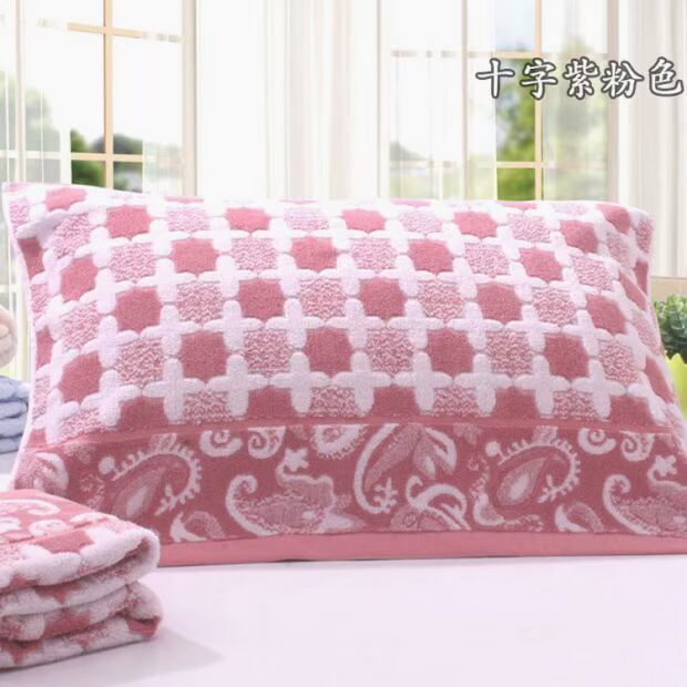 Hai trang bị hai mặt lớn dày bông khăn phần dày hơn một vài đôi gối mềm mại và thoải mái thở - Khăn gối khăn trải gối