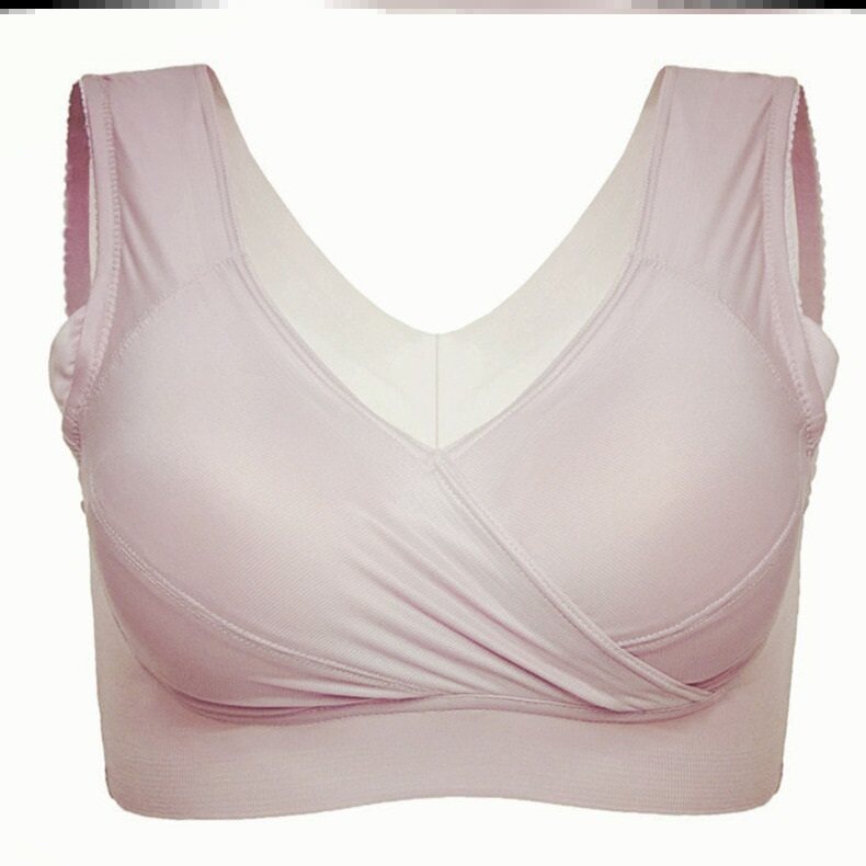 Large size sports bra elderly mother bra large size middle-aged and elderly fat man wearing an elderly middle-aged woman