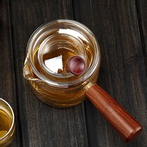 Thickened heat resistant side handle glass teapot transparent tea pot filter Home cooking tea Glass Utilitan tea kit