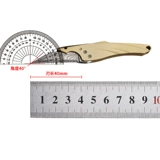 Универсальный латунный маленький брелок, острый портативный складной нож