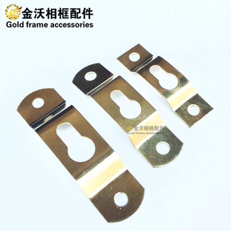 Photo-frame cross embroidered concealed hanging hardware hook gold in dark hanging high bow hook oil painting dark hanging