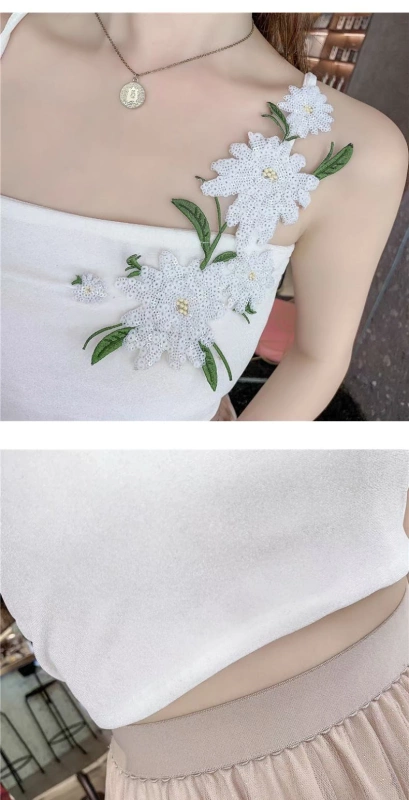 Thời trang mùa hè khí chất của phụ nữ nhung vest vest bên trong một chiếc áo sơ mi nhỏ tươi mới - Áo ba lỗ áo thun nữ đẹp