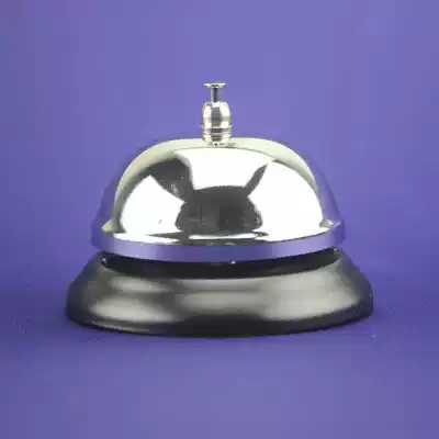 Baccarat bell reminder bell tone crisp Buy fixed away handbell game bell Table game metal card opening bell