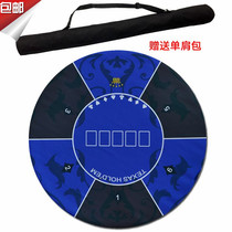 Texas Poker Table Mat 1 2 m Silenced Game Table Cloth Round Rubber Table Cloth Playing Cards Blanket Table Mat