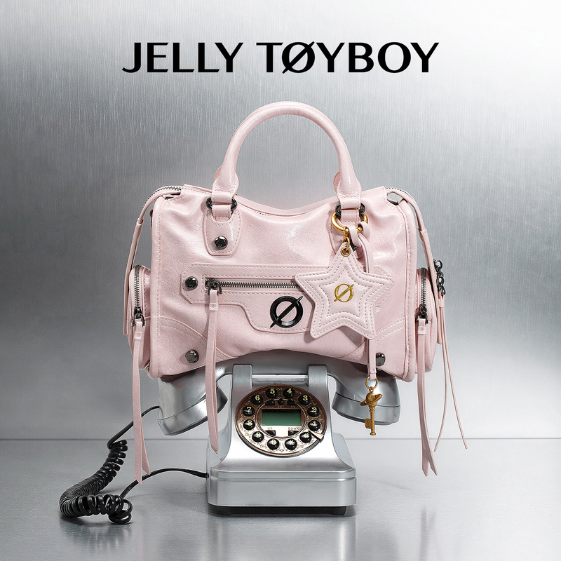 [Same Style as Sun Yi] Jtb Little Aurora Tote Bag. Hot Girl Motorcycle Bag Pink Handbag Crossbody Bag Birthday Gift