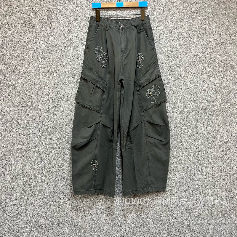 Same Style as in the Mall, 2026 Autumn New Fashion Versatile High-Waisted Slimming Cargo Pants for Women, Loose Wide-Leg Trousers 62314 Same Style as in the Mall, 2026 Autumn New Fashion Versatile High-Waisted Slimming Cargo Pants for Women, Loose Wide-Leg Trousers 62314