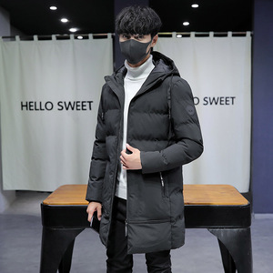 冬季男羽绒棉服中长款棉袄韩版外套