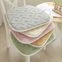Plury anti-slip four seasons stool mat simple European dining table and chair cushion thicker household butt mat cushion cushion