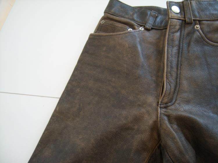 Pantalon cuir homme Première couche de cuir - Ref 1479597 Image 18