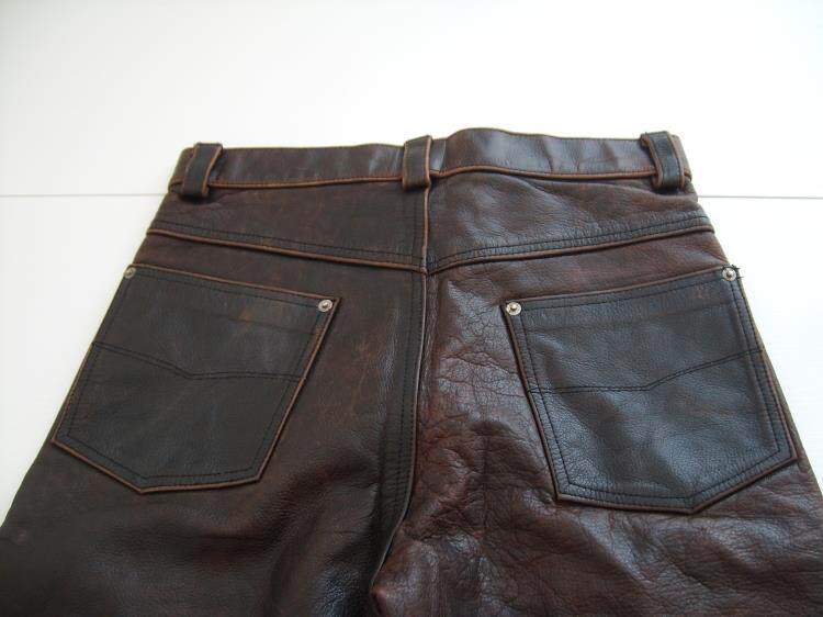 Pantalon cuir homme Première couche de cuir - Ref 1491966 Image 7