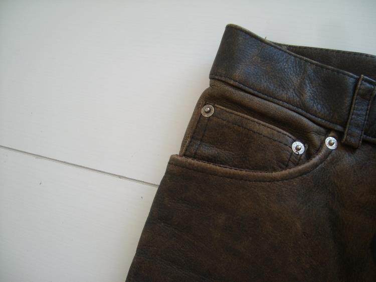 Pantalon cuir homme Première couche de cuir - Ref 1479597 Image 23