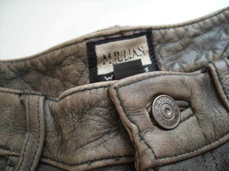 Pantalon cuir homme Première couche de cuir - Ref 1492761 Image 14