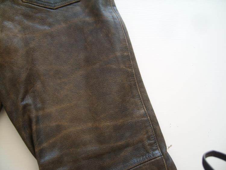 Pantalon cuir homme Première couche de cuir - Ref 1479597 Image 13