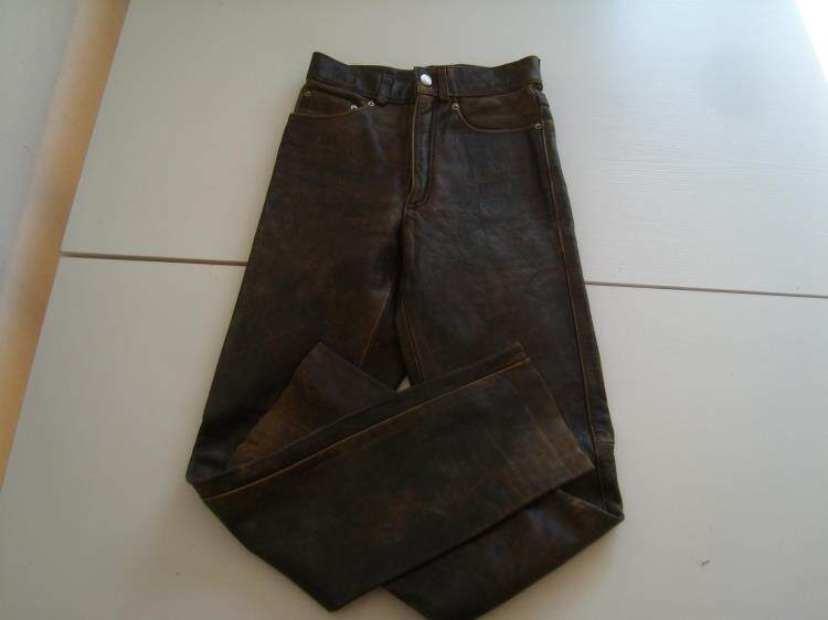 Pantalon cuir homme Première couche de cuir - Ref 1479597 Image 5