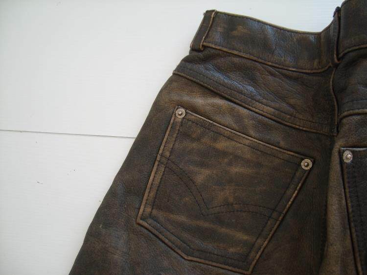 Pantalon cuir homme Première couche de cuir - Ref 1479597 Image 10