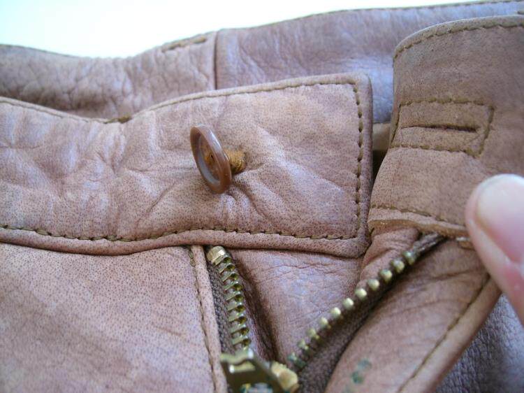 Pantalon cuir homme Première couche de cuir - Ref 1492949 Image 10