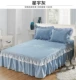 Cotton bed bed bed đơn mảnh ren giường đơn giản cotton bed bed ba mảnh bốn mảnh vườn giường giường ga giường viền họa tiết