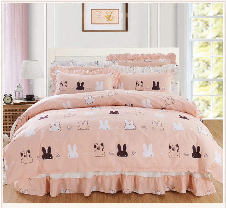 Giường bọc giường loại 1,8 cotton đơn giản cotton 1,5 đơn chống trượt bảo vệ 2.0m giường nhóm ba mảnh đôi