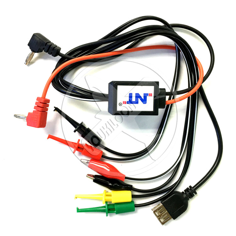 Mobile phone repair power cord Four-in-one power cord with USB connector DC supply line power supply line General-Taobao
