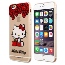 Clearance Hello Kitty iphone6 phone case Apple 6SPlus phone case cartoon silicone anti-drop cover