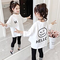 Child short sleeve T-shirt female pure cotton Korean version childless summer 6-year-old child half sleeve summer dress girls summer jacket foreign air