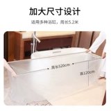 Большая ванна для путешествий, пластиковое средство для принятия ванны, увеличенная толщина