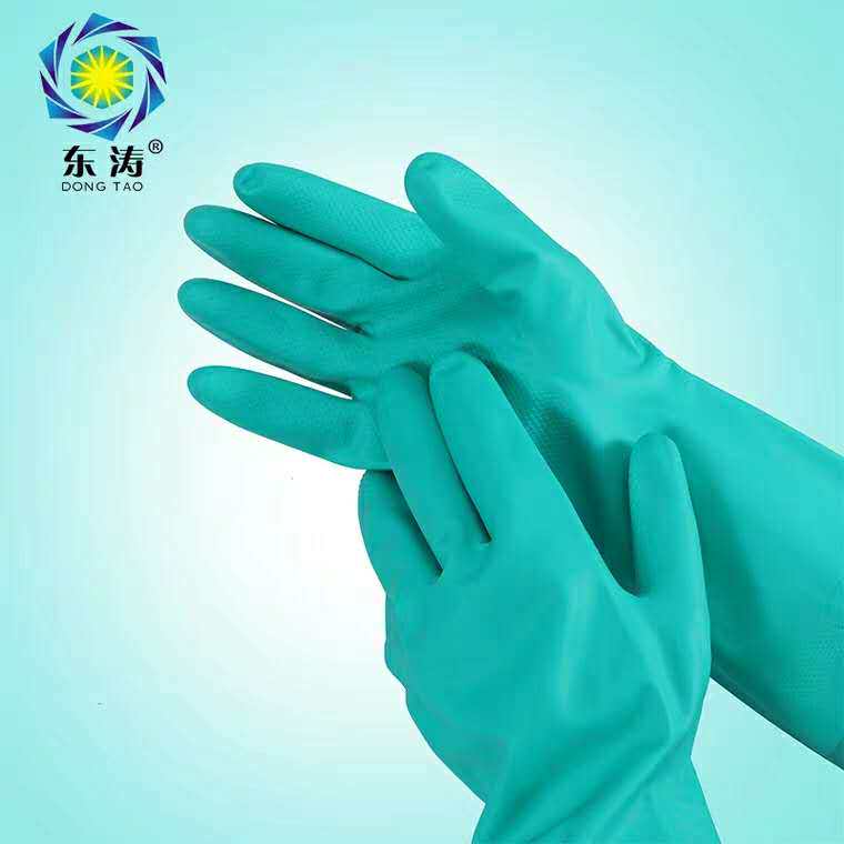 East Tao 7400 Imported Glue Food Grade No-Smell-Resistant Acid-Resistant, Tear-Resistant And Piercing-Resistant Domestic-Nitrile Gloves