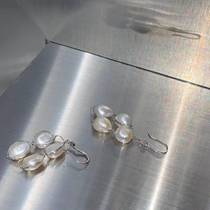 Verso eter 2021 spring MUA Korea East Gate irregular design pearl earrings female