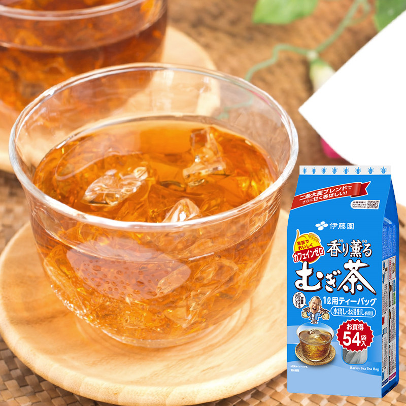 Japan's original imported Ito Garden fragrance wheat tea bag tea baking type hot and cold and brewed barley tea 54 bags