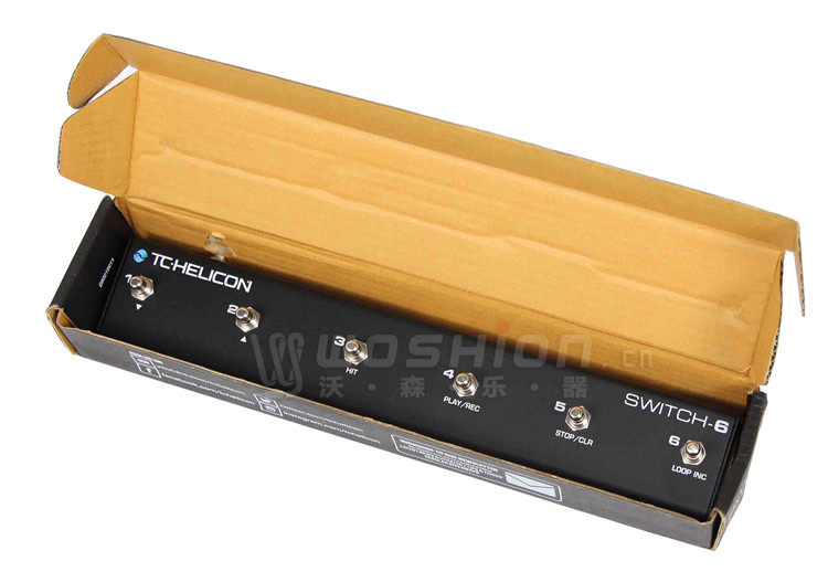 Аксессуары для гитары 正品 tc-helicon switch-6 人声效果器控制踏板开关控制器 包邮 Woshion